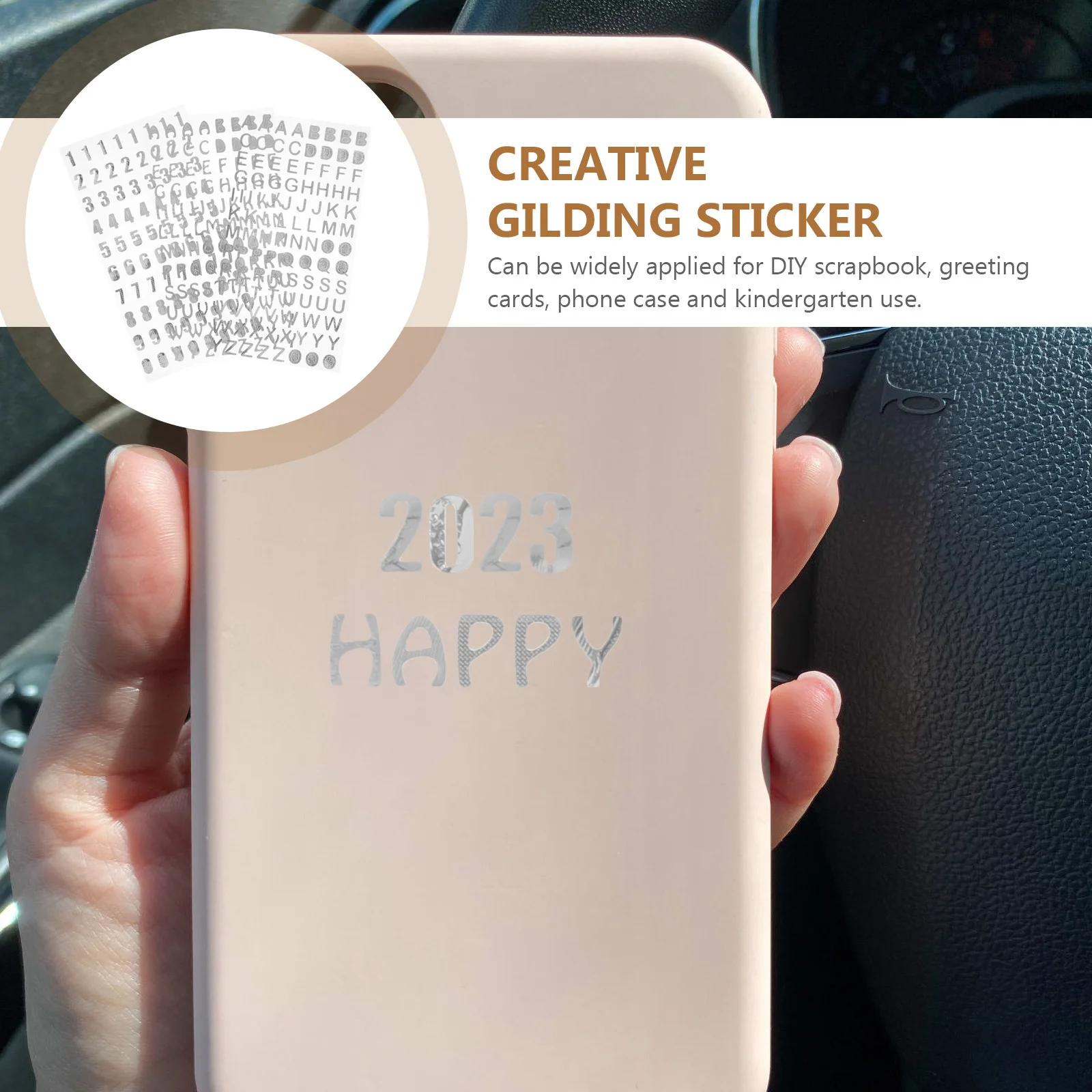 6 Sheets Stamping Glitter Alphabet Number Stickers DIY Scrapbook Planner Journaling Decorative Decals for Scrapbooking
6 Sheets Stamping Glitter Alphabet Number Stickers DIY Scrapbook Planner Journaling Decorative Decals for Scrapbooking