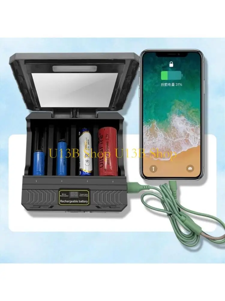 U13B Multifunction Type C Outdoor 4 Slot Solar Power For Emergency Use
U13B Multifunction Type C Outdoor 4 Slot Solar Power For Emergency Use