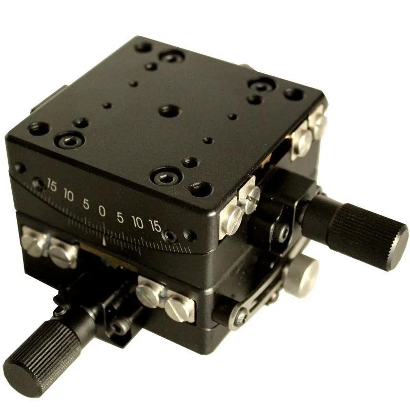 Precision 2D manual angle table, optical tilt table, pitch table