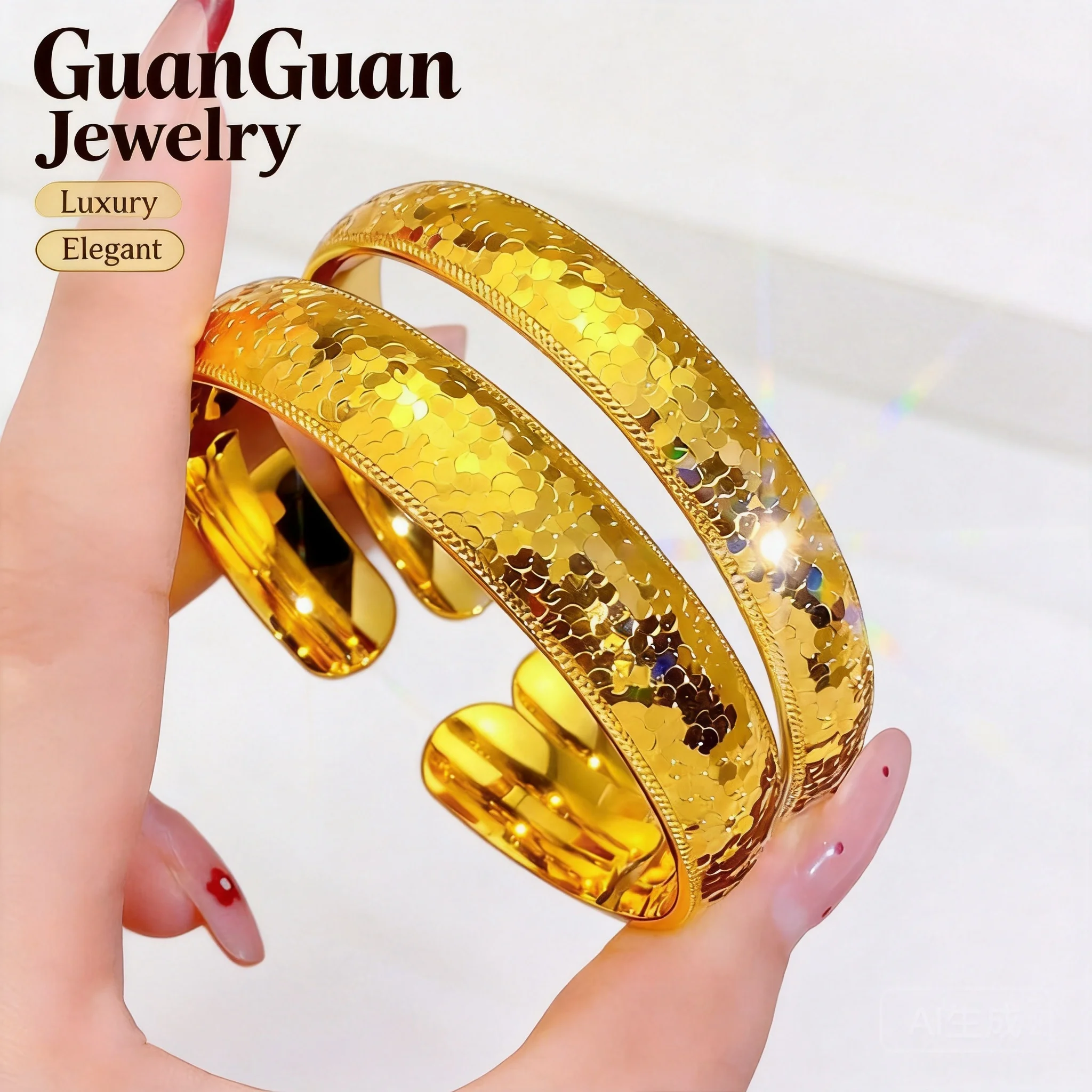 Women's Shiny Dragon Scale Pattern Cuff Bangle 2026 Tarnish Resistant Brass Gold Plated For Daily Wear Party Gift Polished Smoot
Women's Shiny Dragon Scale Pattern Cuff Bangle 2026 Tarnish Resistant Brass Gold Plated For Daily Wear Party Gift Polished Smoot