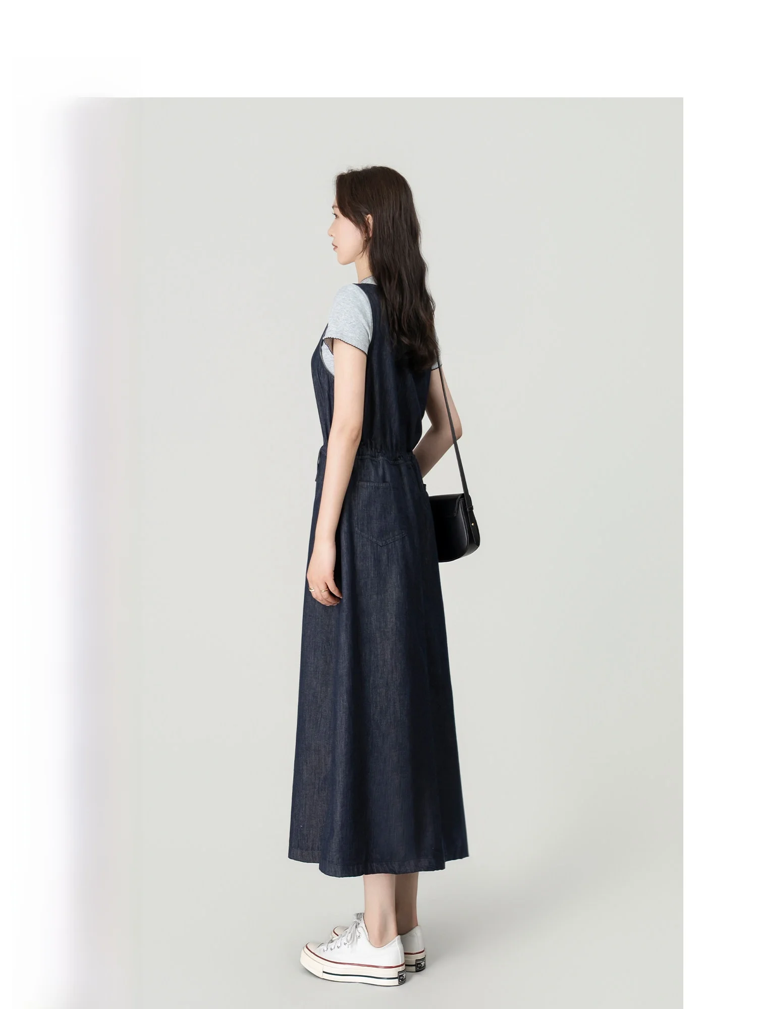 Casual Wave Egg Set Short Sleeve Waist-Cinching Denim Overalls Two-Piece Women's Fashion Spring round Neck T-Shirt And Skirt ...
Casual Wave Egg Set Short Sleeve Waist-Cinching Denim Overalls Two-Piece Women's Fashion Spring round Neck T-Shirt And Skirt ...