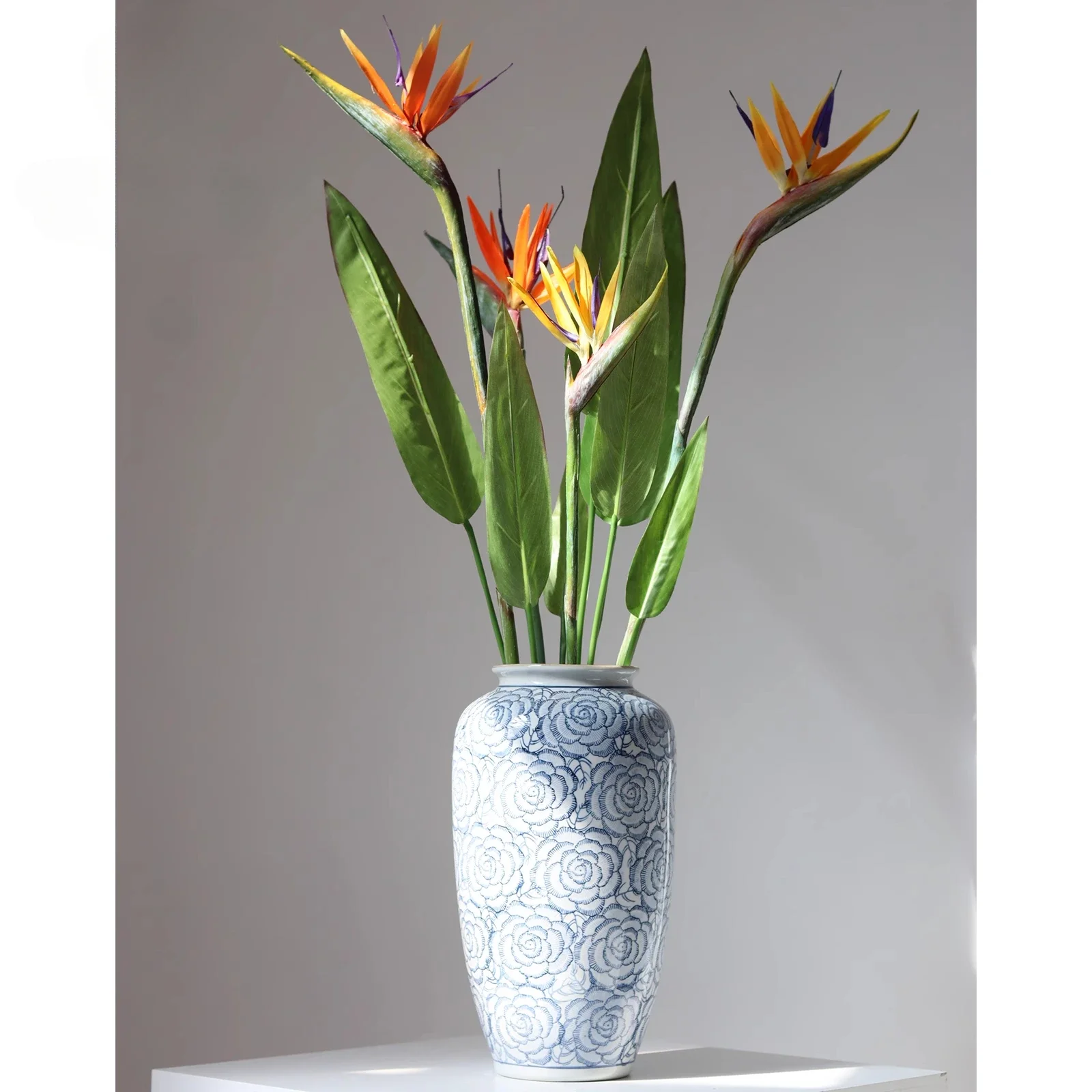 Bird of Paradise Simulation Flower Strellium False Flower Bouquet Home Decoration Decoration Designer Flower Photo Props
Bird of Paradise Simulation Flower Strellium False Flower Bouquet Home Decoration Decoration Designer Flower Photo Props