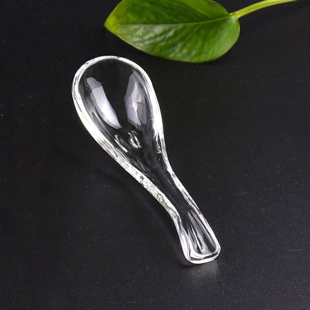 Clear Glass Spoon Smooth Surface for Stirring Serving Soup Desserts Multi Functional Elegant Look Home Kitchen Restaurant Use
Clear Glass Spoon Smooth Surface for Stirring Serving Soup Desserts Multi Functional Elegant Look Home Kitchen Restaurant Use