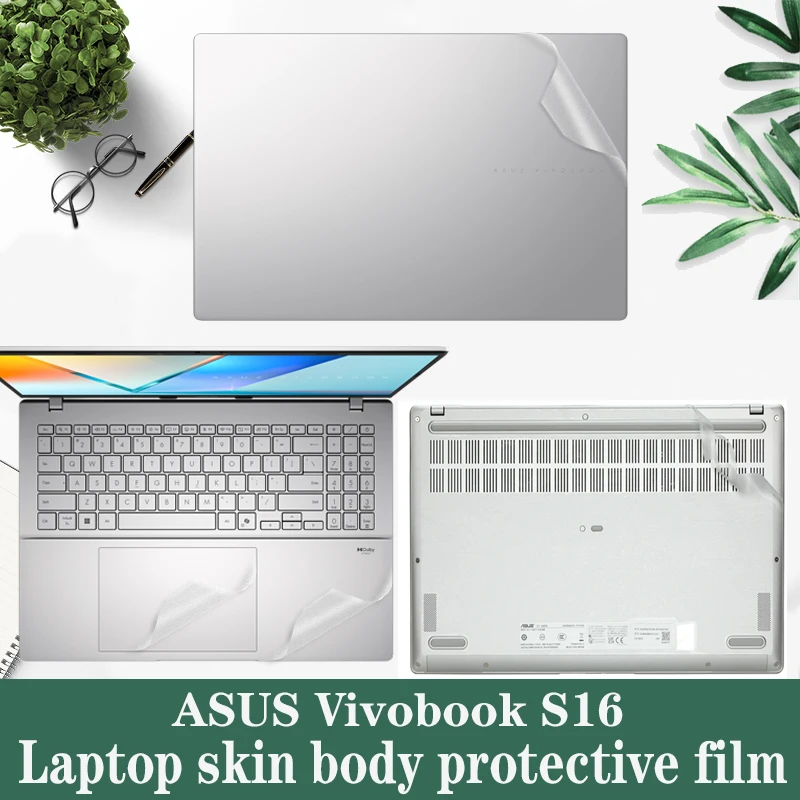 Для ASUS Vivobook S16 2024, наклейка для красоты кожи ноутбука S5606/M5606, защитная пленка для корпуса компьютера S15 S5507/S5506M/M5506
Для ASUS Vivobook S16 2024, наклейка для красоты кожи ноутбука S5606/M5606, защитная пленка для корпуса компьютера S15 S5507/S5506M/M5506