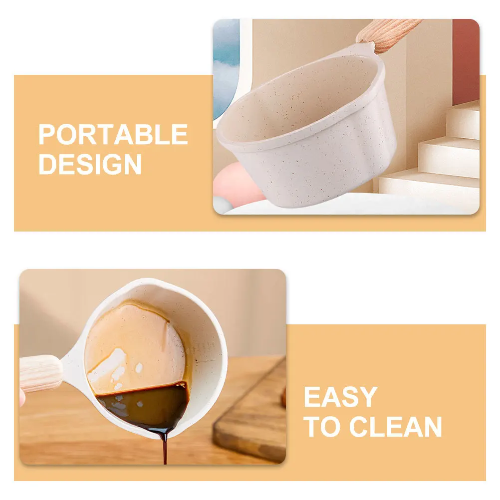 Thickened Nonstick Milk Pot Compact Design for Easy Storage Portable Cooking with Spout Metal Sauce Pot for Home Travel Kitchen
Thickened Nonstick Milk Pot Compact Design for Easy Storage Portable Cooking with Spout Metal Sauce Pot for Home Travel Kitchen
