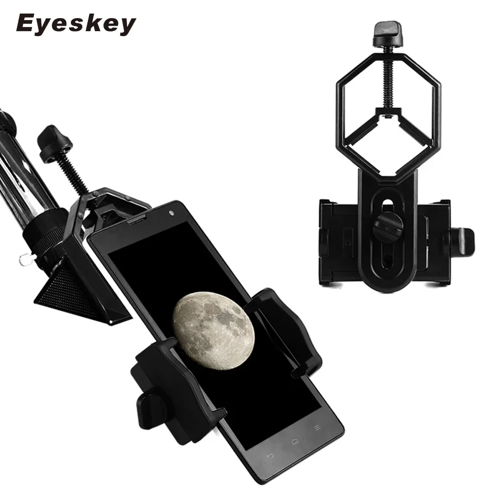 Eyeskey Universal Cell Phone Adapter Clip Mount Binocular Monocular Spotting Scope Telescope Support Eyepiece Diameter 25-48mm
Eyeskey Universal Cell Phone Adapter Clip Mount Binocular Monocular Spotting Scope Telescope Support Eyepiece Diameter 25-48mm