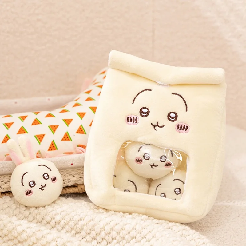 jiyi Creativity A Bag of Chii Usagi Hachiwera Snacks Doll Fur Toy Throw Pillow Nap Pillow Gift Nagano Company Comfortable
jiyi Creativity A Bag of Chii Usagi Hachiwera Snacks Doll Fur Toy Throw Pillow Nap Pillow Gift Nagano Company Comfortable