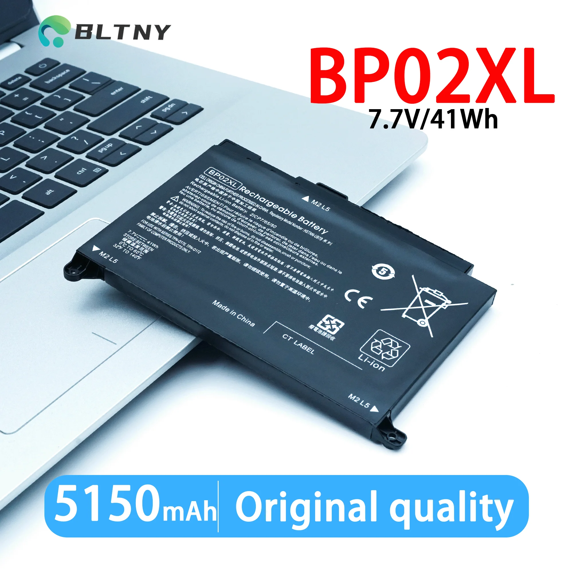 BP02XL HSTNN-LB7H BP02041XL 41WH Аккумулятор для ноутбука HP Pavilion PC 15 15-AU 849909 -850 849569 -421 TPN-Q172 TPN-Q175
BP02XL HSTNN-LB7H BP02041XL 41WH Аккумулятор для ноутбука HP Pavilion PC 15 15-AU 849909 -850 849569 -421 TPN-Q172 TPN-Q175