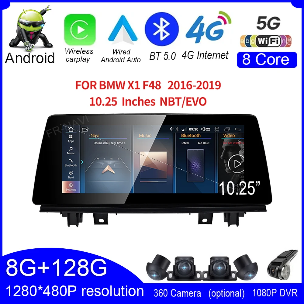 10.25"Android 14 For BMW X1 F48 X2 F49 (2016- 2017) NBT & 2018 -2020 EVO Car Video Player Multimedia Radio Stereo GPS Navigation
10.25"Android 14 For BMW X1 F48 X2 F49 (2016- 2017) NBT & 2018 -2020 EVO Car Video Player Multimedia Radio Stereo GPS Navigation