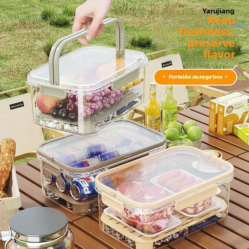 Portable Camping Outdoor Stainless Steel -Keeping Lunch Box Durable Refrigeration Storage Box Draining Fridge
Portable Camping Outdoor Stainless Steel -Keeping Lunch Box Durable Refrigeration Storage Box Draining Fridge