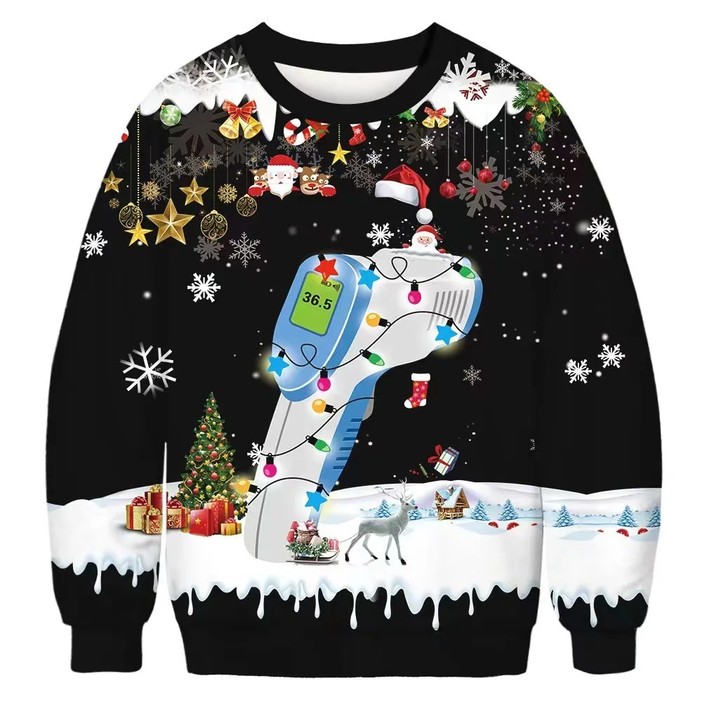 2024 Autumn/Winter Men's Jurassic Park Christmas Head Ugly Christmas Hoodie Women's Casual Sports Party Hoodie
2024 Autumn/Winter Men's Jurassic Park Christmas Head Ugly Christmas Hoodie Women's Casual Sports Party Hoodie