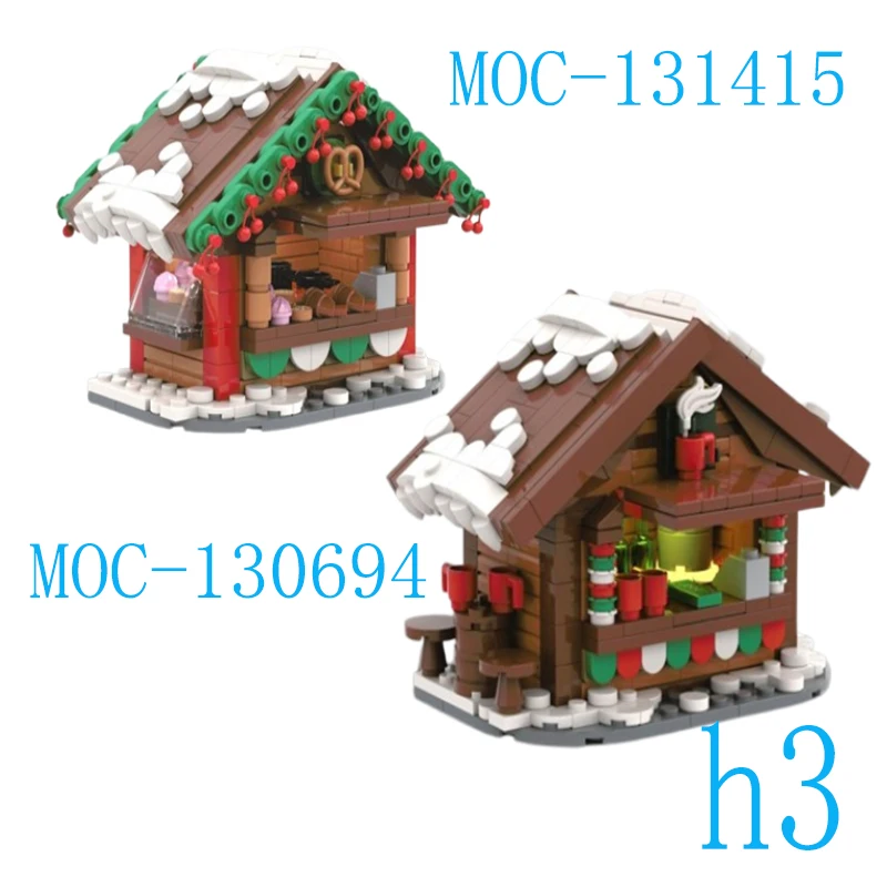 Spot MOC-131415 418pcs Christmas creative snack stand small particle assembly building blocks educational toy model ornaments gi
Spot MOC-131415 418pcs Christmas creative snack stand small particle assembly building blocks educational toy model ornaments gi