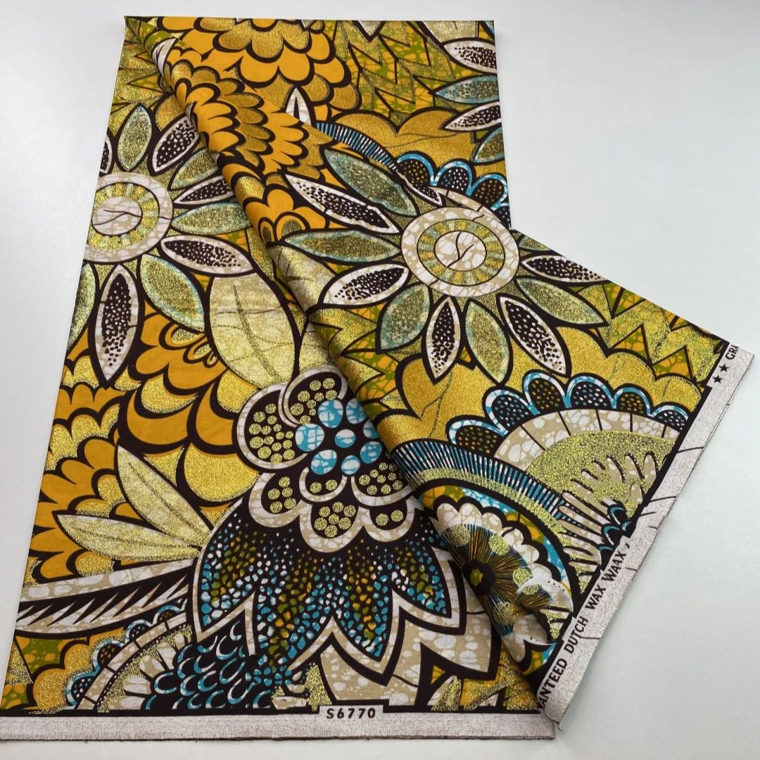 2025 Cotton African Golden Wax Fabric Fashion Print Wax Fabric Ankara Fabric Ghana Nigeria Style Pagne Sewing Material 3C6
2025 Cotton African Golden Wax Fabric Fashion Print Wax Fabric Ankara Fabric Ghana Nigeria Style Pagne Sewing Material 3C6