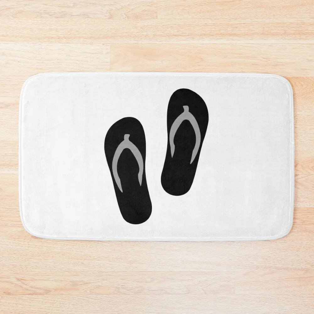 Black Flip Flops Pattern Bath Mat Toilet Accessories Bathroom Slip-Resistant Bathtub Carpet Mat
Black Flip Flops Pattern Bath Mat Toilet Accessories Bathroom Slip-Resistant Bathtub Carpet Mat