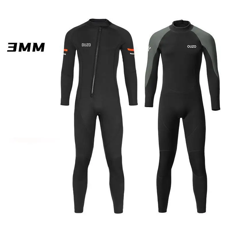 One-piece Diving Suit for Men 3mm Neoprene Fashion New Wetsuit Horizontal Zipper Long Sleeve Suit Snorkeling Surfing Jumpsuit
One-piece Diving Suit for Men 3mm Neoprene Fashion New Wetsuit Horizontal Zipper Long Sleeve Suit Snorkeling Surfing Jumpsuit