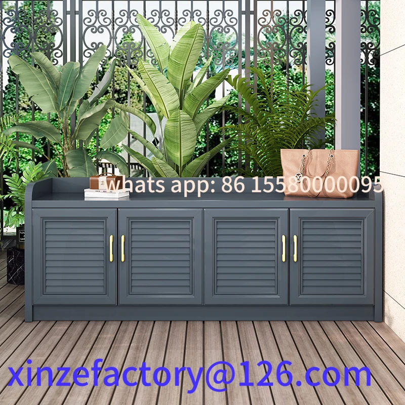 Customizable Home Door Shoe Change Stool Outdoor Waterproof Sunscreen Aluminum Alloy Shoe Stool Storage Locker
Customizable Home Door Shoe Change Stool Outdoor Waterproof Sunscreen Aluminum Alloy Shoe Stool Storage Locker