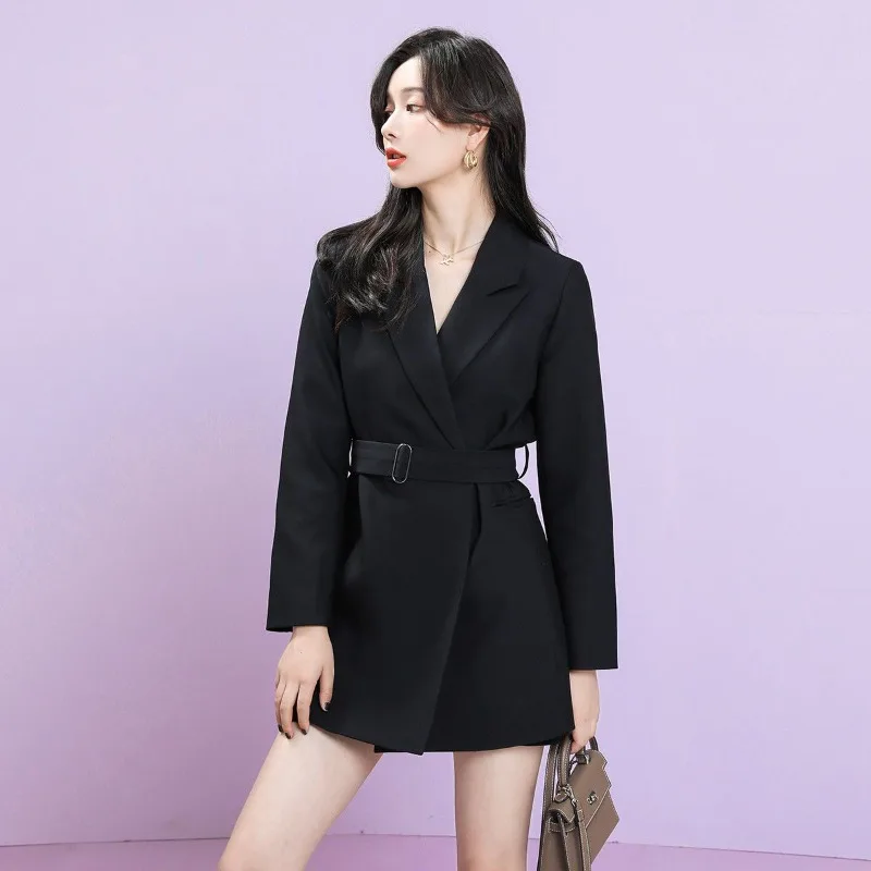 The New Spring Autumn Trendy Korean-style Small Suit Jacket for Women Is A Mid-length Suit with A Belt for Slimming and Shaping
The New Spring Autumn Trendy Korean-style Small Suit Jacket for Women Is A Mid-length Suit with A Belt for Slimming and Shaping