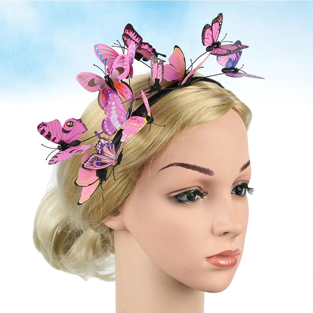 Butterfly Headband Women Hair Hoop Artificial Butterflies Sparkle Party Accessories High Quality Plastic Adjustable Fits All
Butterfly Headband Women Hair Hoop Artificial Butterflies Sparkle Party Accessories High Quality Plastic Adjustable Fits All