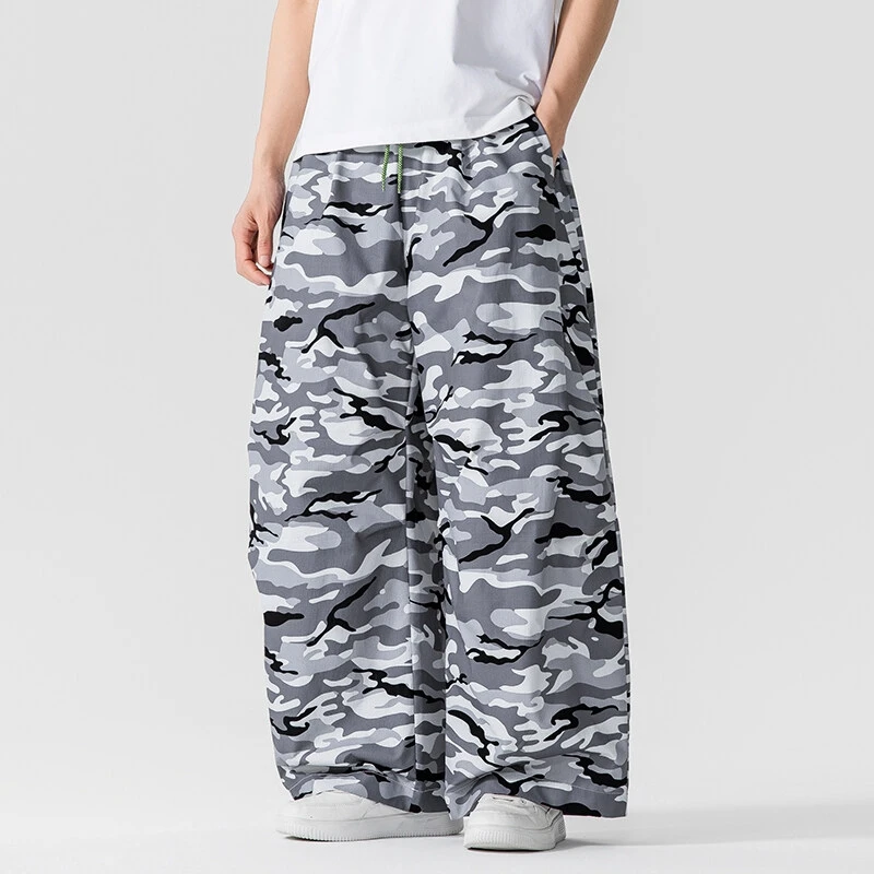 Camo Cargo Pants Man Loose Harajuku Casual Harem Pants Man Outdoor Sports Wide Leg Trousers Men Streetwear Oversized High Street
Camo Cargo Pants Man Loose Harajuku Casual Harem Pants Man Outdoor Sports Wide Leg Trousers Men Streetwear Oversized High Street