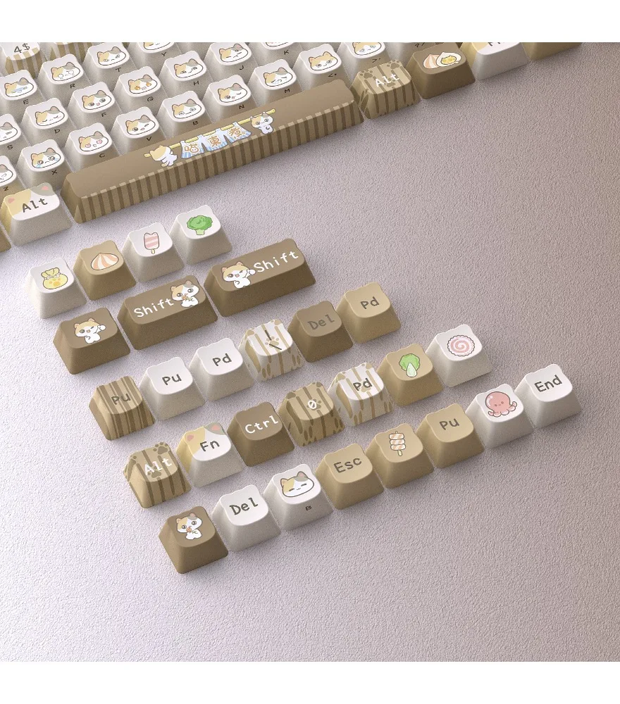 Personalized keycaps in stock Meow Zhi Oden boiled cat head keycaps small full set of 125-key MOA highly sublimated custom trend
Personalized keycaps in stock Meow Zhi Oden boiled cat head keycaps small full set of 125-key MOA highly sublimated custom trend