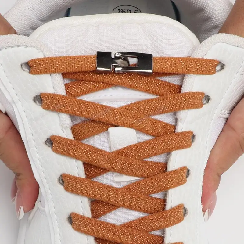 Cross Locks Elastic Laces Sneakers Shoe laces without ties Kids Adult No Tie Shoelaces 8MM Width Flat Shoelace Shoes Accessories
Cross Locks Elastic Laces Sneakers Shoe laces without ties Kids Adult No Tie Shoelaces 8MM Width Flat Shoelace Shoes Accessories
