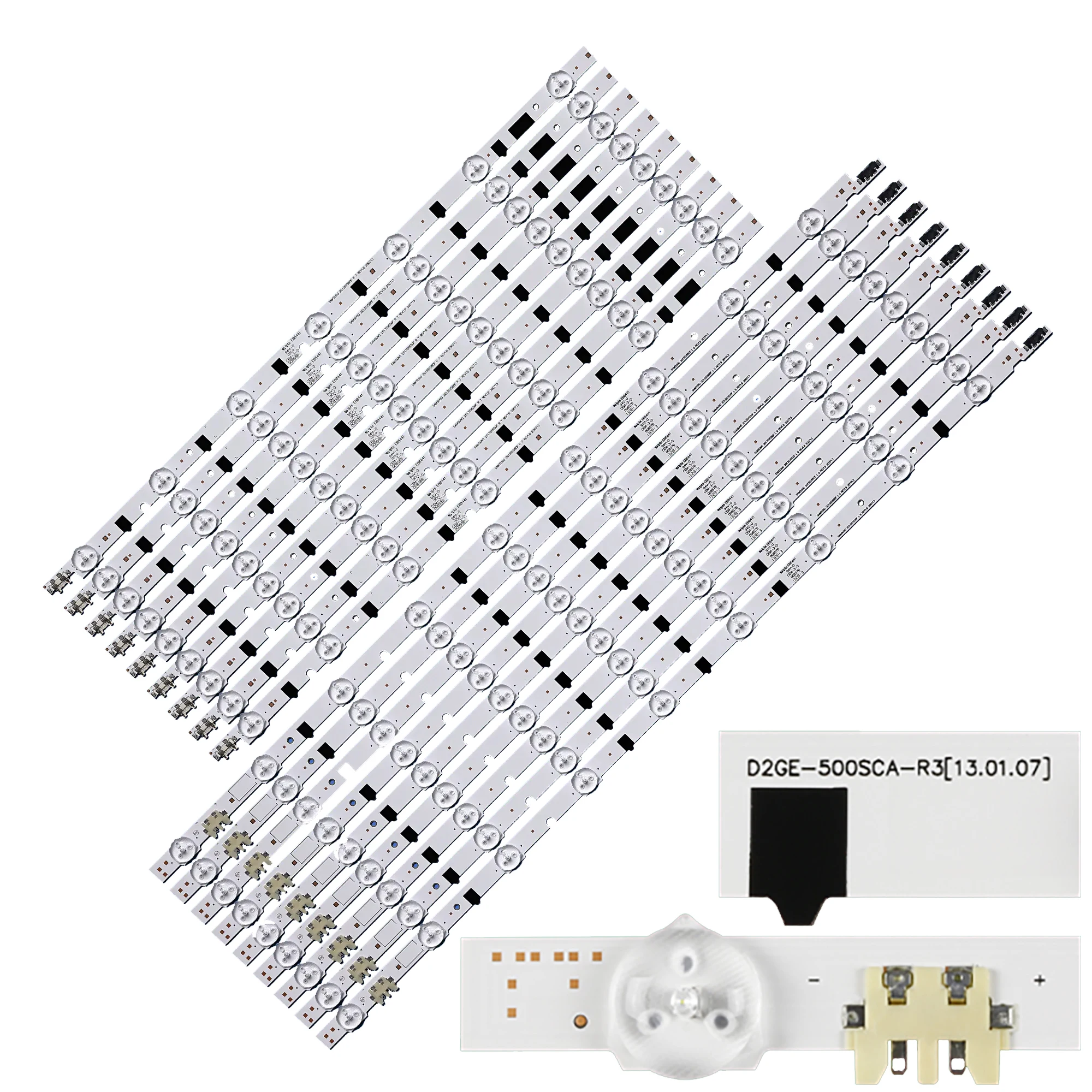 Лента светодиодной подсветки для UE50F5000AW UE50F5030AK UE50F6100AK UE50F6130AK UE50F6640SS UE50F6670SB BN96-25310A BN96-25311A
Лента светодиодной подсветки для UE50F5000AW UE50F5030AK UE50F6100AK UE50F6130AK UE50F6640SS UE50F6670SB BN96-25310A BN96-25311A