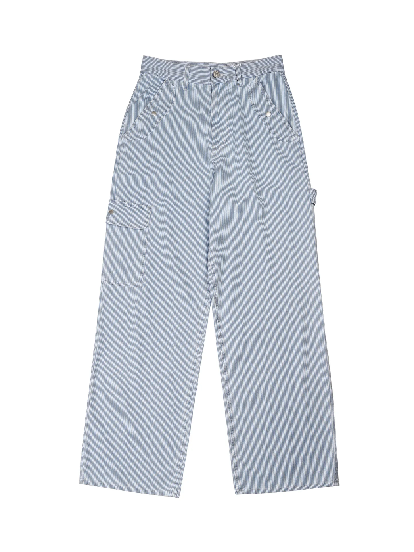 Korean Style Striped Straight Leg Pants Women's Casual Workwear Natural Waist Long Trousers Versatile Summer New Arrival
Korean Style Striped Straight Leg Pants Women's Casual Workwear Natural Waist Long Trousers Versatile Summer New Arrival