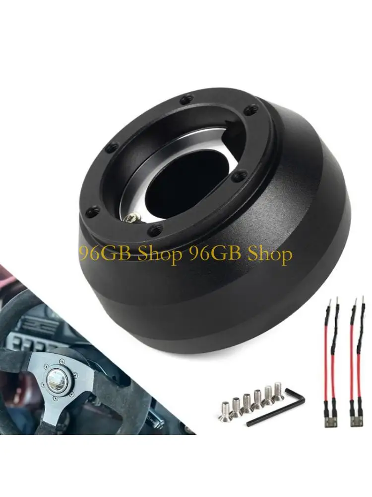 96GB Quick Release Steering Wheel Hub Adapter 6 Hole Hub Adapter Black Quick Release
96GB Quick Release Steering Wheel Hub Adapter 6 Hole Hub Adapter Black Quick Release