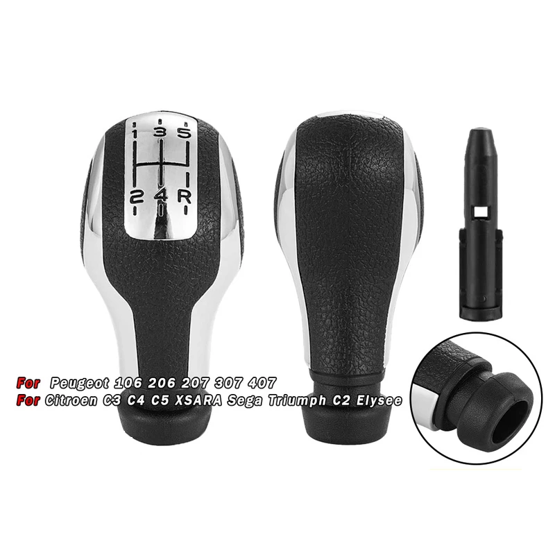 5-Speed Gear Shift Knob for Peugeot 206 307& Citroen C3 - Car Transmission Lever Ball, Durable Auto Interior Accessories Parts
5-Speed Gear Shift Knob for Peugeot 206 307& Citroen C3 - Car Transmission Lever Ball, Durable Auto Interior Accessories Parts