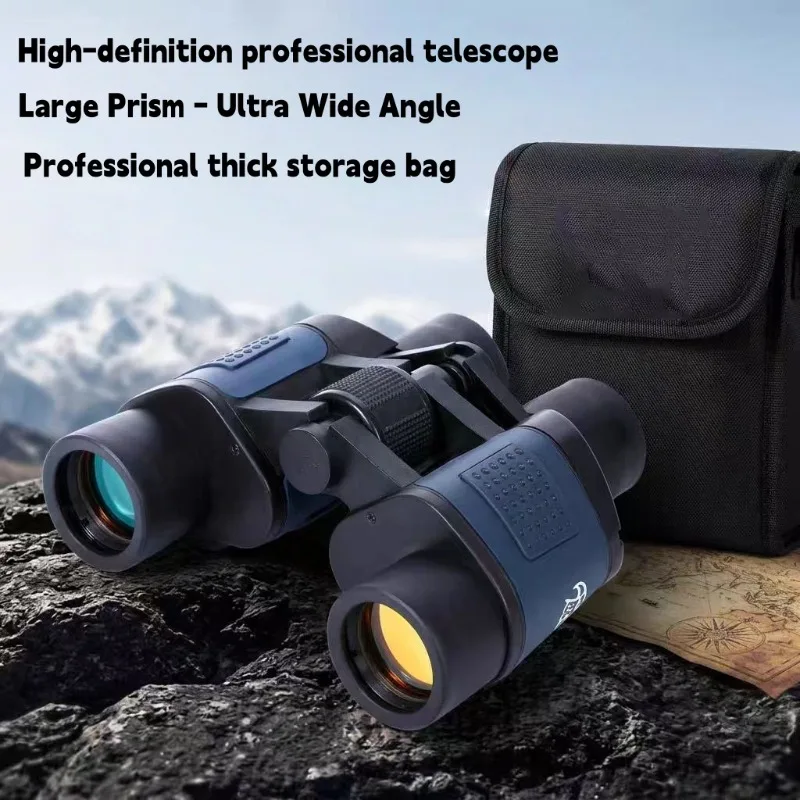 60X60 Binoculars With BAK4 Prism Coating Low Light Night Vision Portable Telescope For Outdoor Camping Travel Bird Watching
60X60 Binoculars With BAK4 Prism Coating Low Light Night Vision Portable Telescope For Outdoor Camping Travel Bird Watching