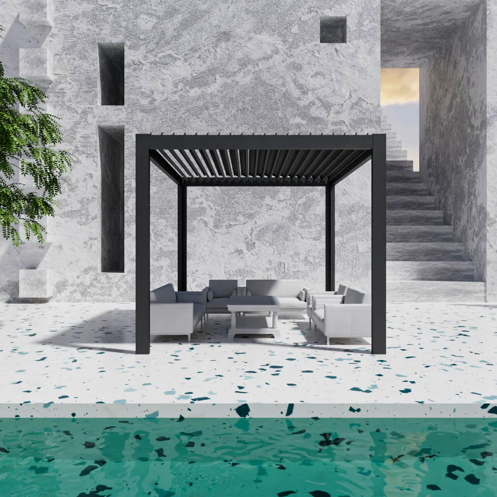 Customized Aluminium Garden Outdoor Electric Pavilion Louvered Pergola Cover Pergola Waterproof Aluminium Outdoor Motorized
Customized Aluminium Garden Outdoor Electric Pavilion Louvered Pergola Cover Pergola Waterproof Aluminium Outdoor Motorized