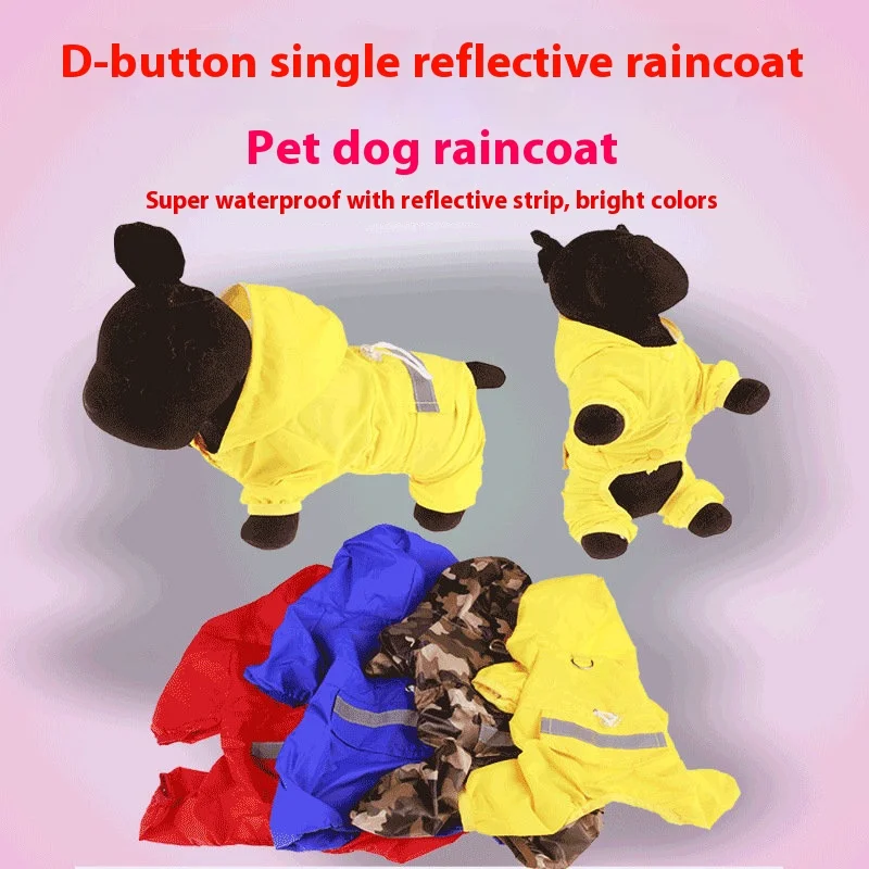 Pet Clothes Raincoat, Double-layer Dog Raincoat, Four-season Models, Dog Pet Clothes.
Pet Clothes Raincoat, Double-layer Dog Raincoat, Four-season Models, Dog Pet Clothes.