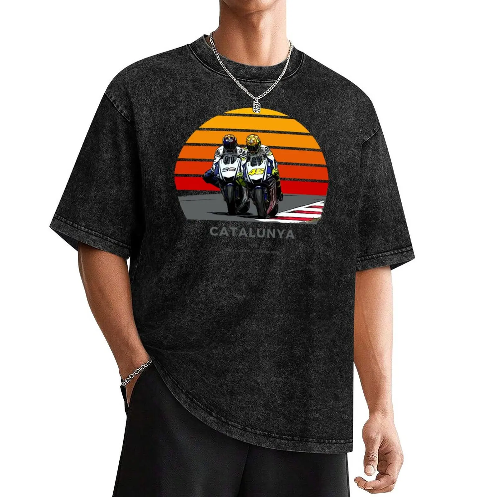 Drawing CATALUNYA 2009 ROSSI VS LORENZO T-Shirt anime clothes street wear compression shirt men
Drawing CATALUNYA 2009 ROSSI VS LORENZO T-Shirt anime clothes street wear compression shirt men