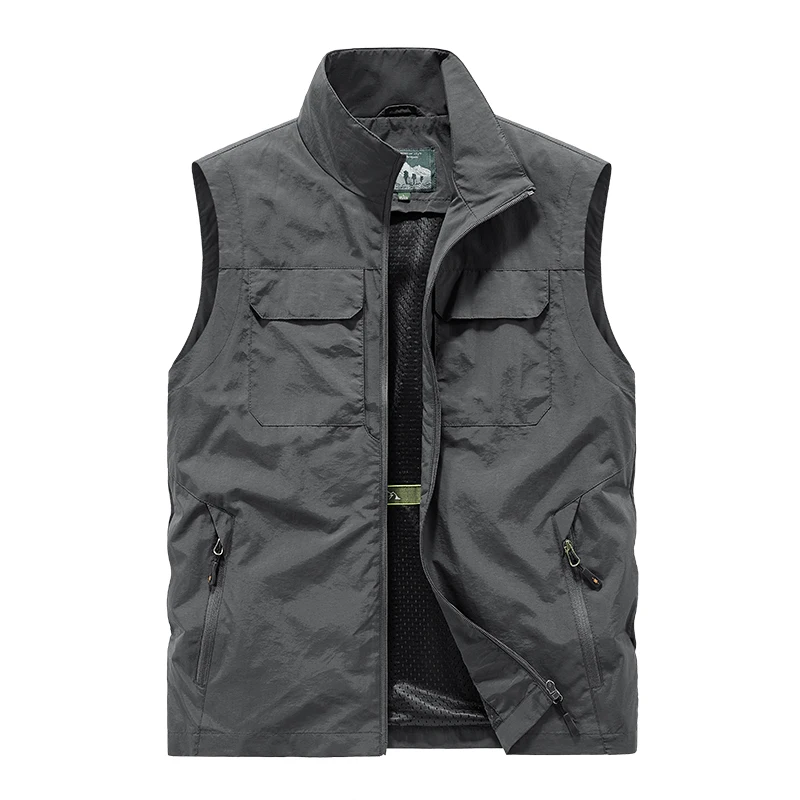 Stand Collar Multi-pocket Vest Men's Youth Vest Men Quick-drying Fishing Large Size Leisure Outdoor Sports Photography Vest
Stand Collar Multi-pocket Vest Men's Youth Vest Men Quick-drying Fishing Large Size Leisure Outdoor Sports Photography Vest