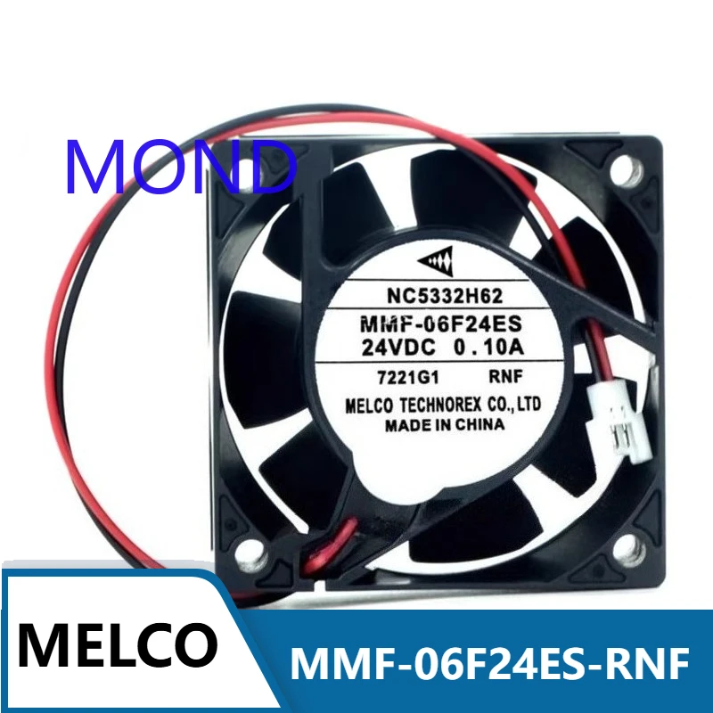 NC5332H42 MMF-06F24ES-RNF MELCO DC 24V 0.10A 60*60*25MM for Mitsubishi MR-J2S Servo Driver Fan Inverter Cooling Fan Original
NC5332H42 MMF-06F24ES-RNF MELCO DC 24V 0.10A 60*60*25MM for Mitsubishi MR-J2S Servo Driver Fan Inverter Cooling Fan Original