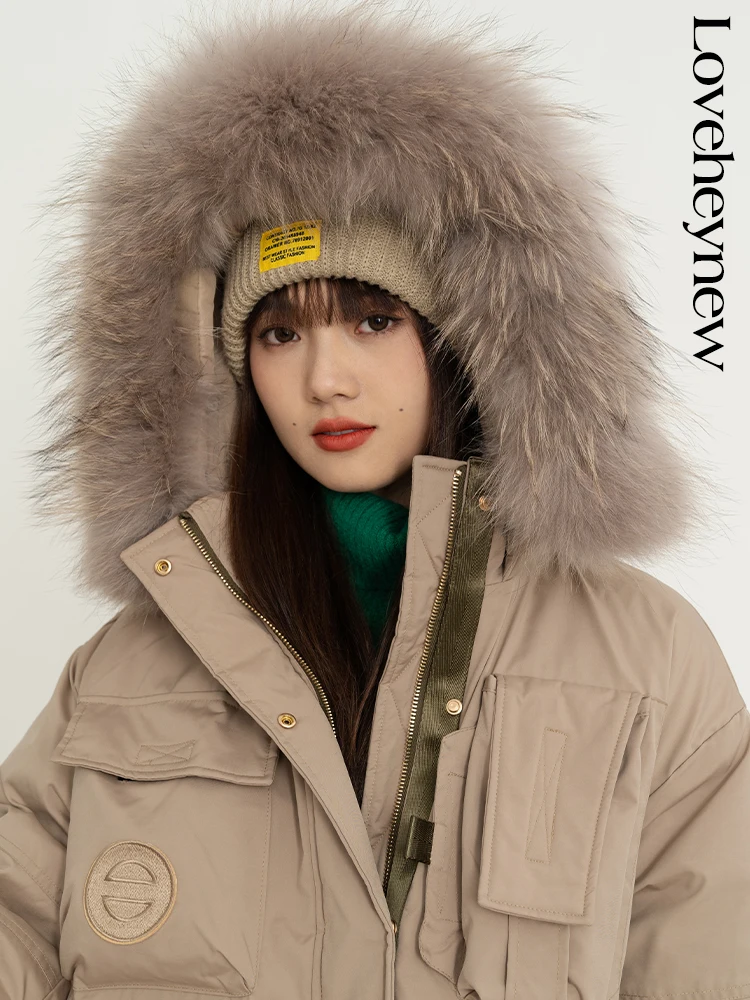 Loveheynew женская куртка с капюшоном и меховым воротником, свободная посадка, корейская хлопковая рабочая одежда, пальто с несколькими количествоми тепла для...
Loveheynew женская куртка с капюшоном и меховым воротником, свободная посадка, корейская хлопковая рабочая одежда, пальто с несколькими количествоми тепла для...