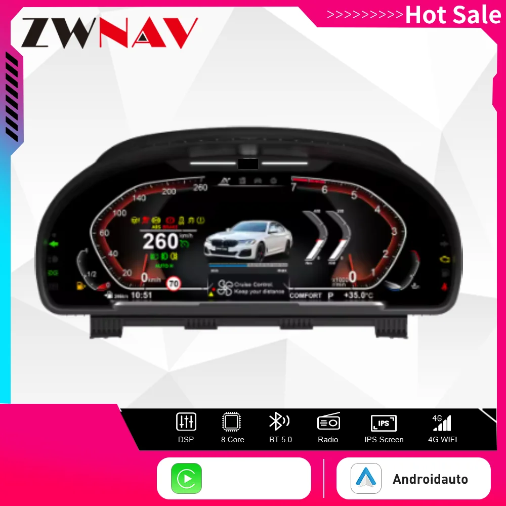 12,3-дюймовая цифровая панель приборной панели ЖК-дисплея для BMW 5/6/7 серии X3 X4 X5 X6 2009-2017, виртуальная приборная панель, кабина, спидометр
12,3-дюймовая цифровая панель приборной панели ЖК-дисплея для BMW 5/6/7 серии X3 X4 X5 X6 2009-2017, виртуальная приборная панель, кабина, спидометр