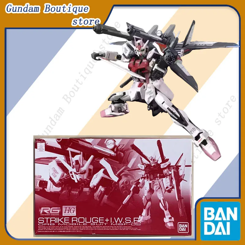 Bandai Genuine RG STRIKE ROUGE+IWSP Gundam Anime Action Figure Robot Collectible Assembly Model Toys Ornaments Gift Children
Bandai Genuine RG STRIKE ROUGE+IWSP Gundam Anime Action Figure Robot Collectible Assembly Model Toys Ornaments Gift Children