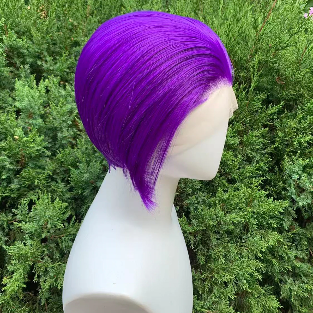 Purple Straight Synthetic Lace Wig Short Bob Cut Frontal Lace Wigs for Women Ready to Wear Cosplay Wig
Purple Straight Synthetic Lace Wig Short Bob Cut Frontal Lace Wigs for Women Ready to Wear Cosplay Wig