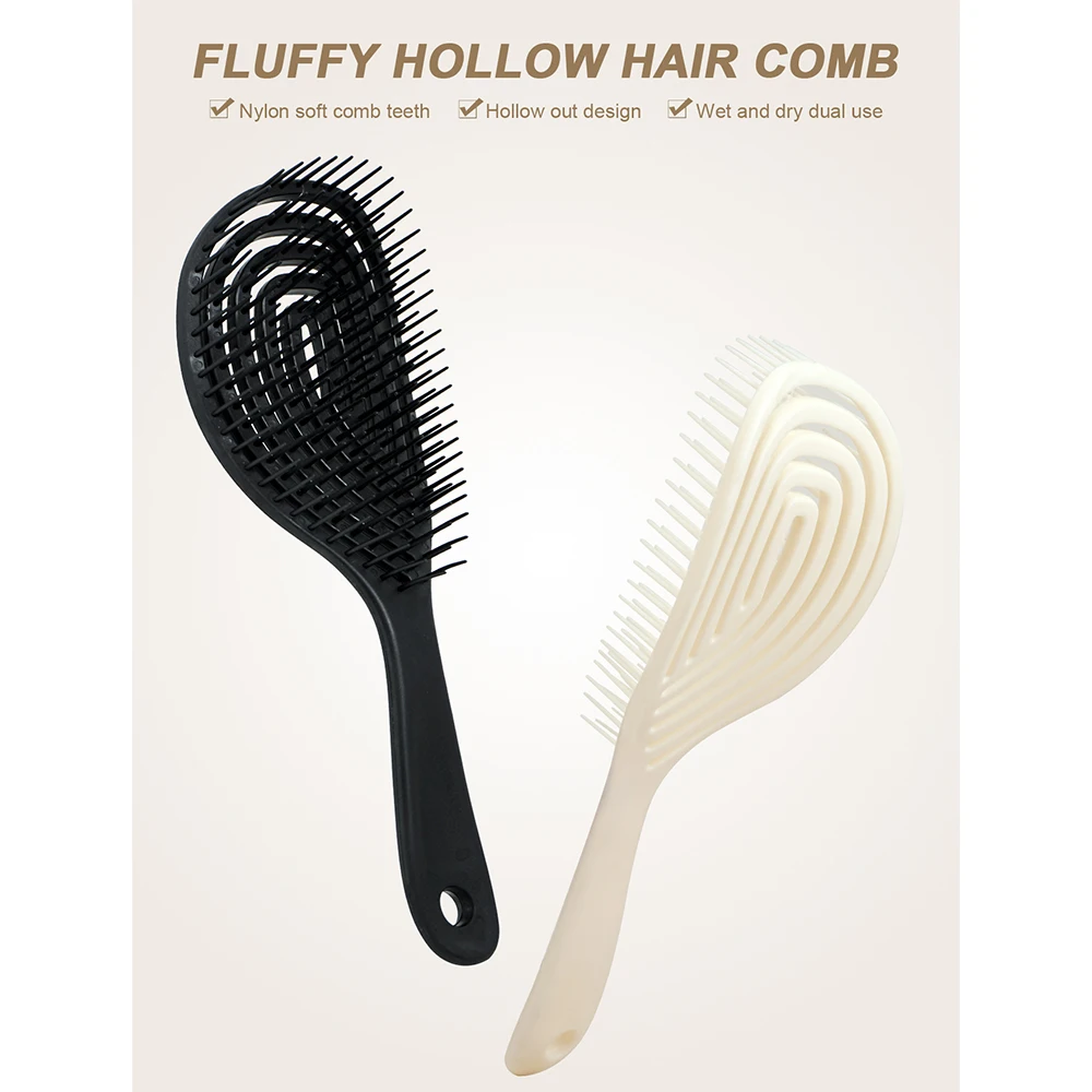 1pc Hollow Out Hair Brush Tangled Detangling Hairbrush Anti-static Comb Massage Anti-static Wet Curly Hair Brushes Styling Tool
1pc Hollow Out Hair Brush Tangled Detangling Hairbrush Anti-static Comb Massage Anti-static Wet Curly Hair Brushes Styling Tool