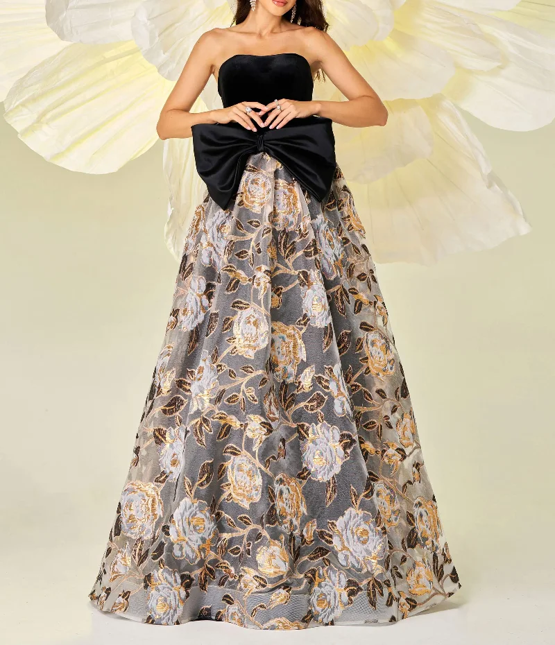 Customized Retro Applique Bow Pleat Criss-Cross A-line Strapless Long Dresses Bespoke Occasion Dresses Fashion Elegant Matching
Customized Retro Applique Bow Pleat Criss-Cross A-line Strapless Long Dresses Bespoke Occasion Dresses Fashion Elegant Matching