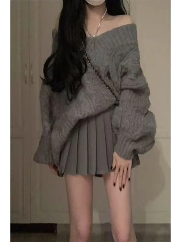 Осень-зима, новый Sle Soft Pure Desire, нежный вязаный свитер, женский модный комплект, повседневный длинный свеч из полиэстера
Осень-зима, новый Sle Soft Pure Desire, нежный вязаный свитер, женский модный комплект, повседневный длинный свеч из полиэстера