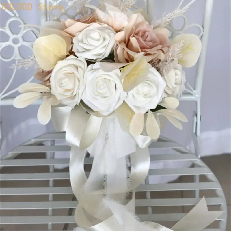 Bridal Bouquet Artificial Flowers Valentine's Day Confession Party Church D0LD
Bridal Bouquet Artificial Flowers Valentine's Day Confession Party Church D0LD