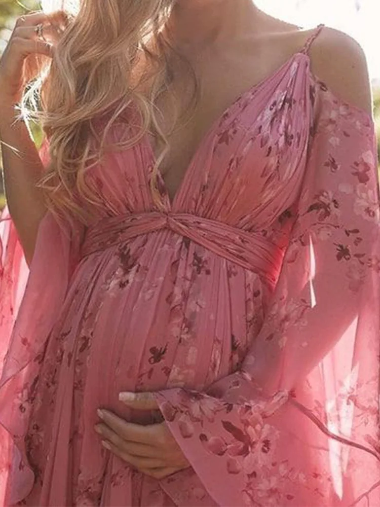 Pink Long V-Neck Floral Print Maternity Dress plus Size Women's Clothing Autumn Winter New Style Cleanfit High Waist Polyeste...
Pink Long V-Neck Floral Print Maternity Dress plus Size Women's Clothing Autumn Winter New Style Cleanfit High Waist Polyeste...