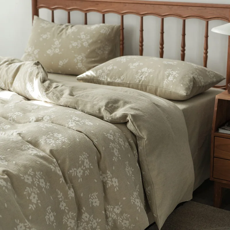 Настраиваемый японский комплект из четырех предметов из хлопка и льна из атласа и жаккарда в стиле ретро, 20% льна + 80% хлопок
Настраиваемый японский комплект из четырех предметов из хлопка и льна из атласа и жаккарда в стиле ретро, 20% льна + 80% хлопок