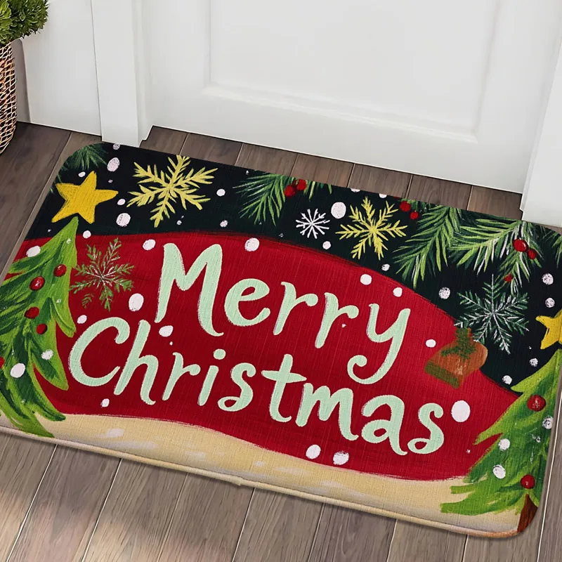 Christmas Non-slip Doormat Soft Wear Resistant Mat Laundry Household Floor Mat Flannel Carpet
Christmas Non-slip Doormat Soft Wear Resistant Mat Laundry Household Floor Mat Flannel Carpet