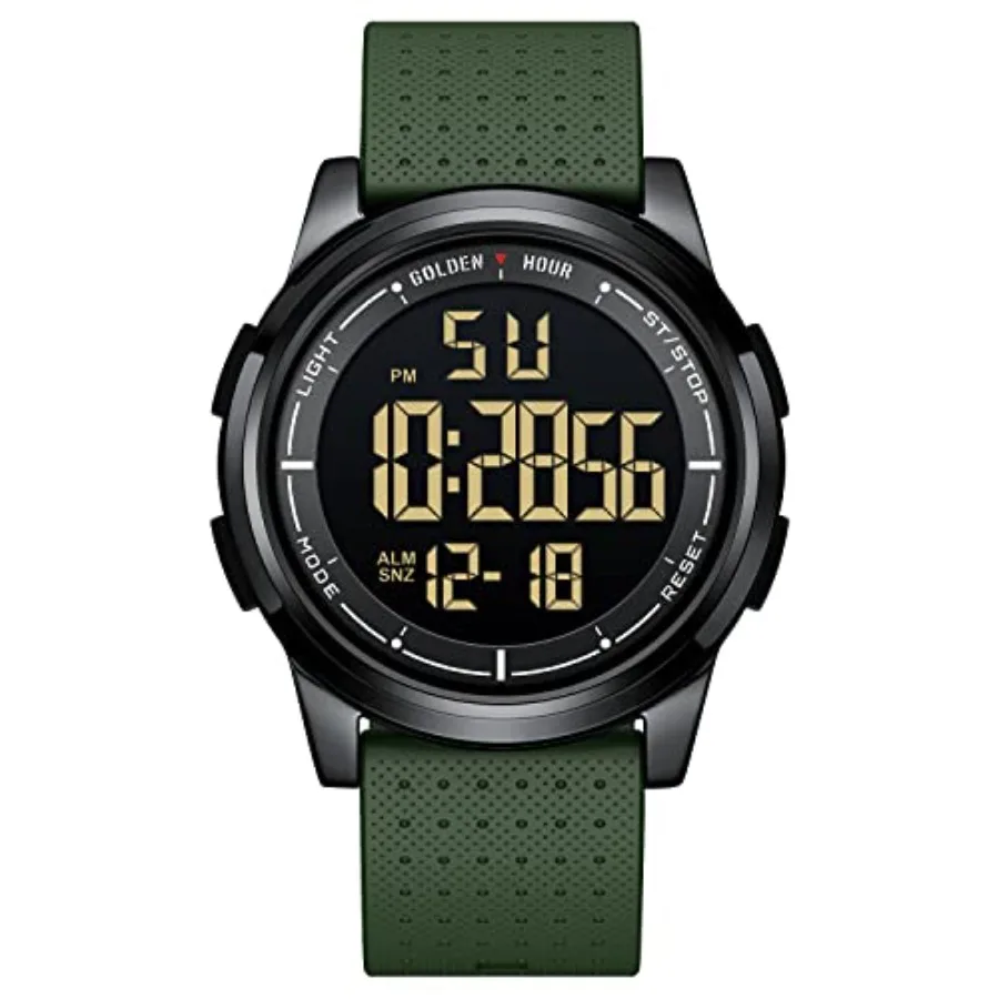 Ultra-Thin Minimalist Sports Waterproof Digital Watches Men with Wide-Angle Display Rubber Strap Wrist Watch for Men Women
Ultra-Thin Minimalist Sports Waterproof Digital Watches Men with Wide-Angle Display Rubber Strap Wrist Watch for Men Women