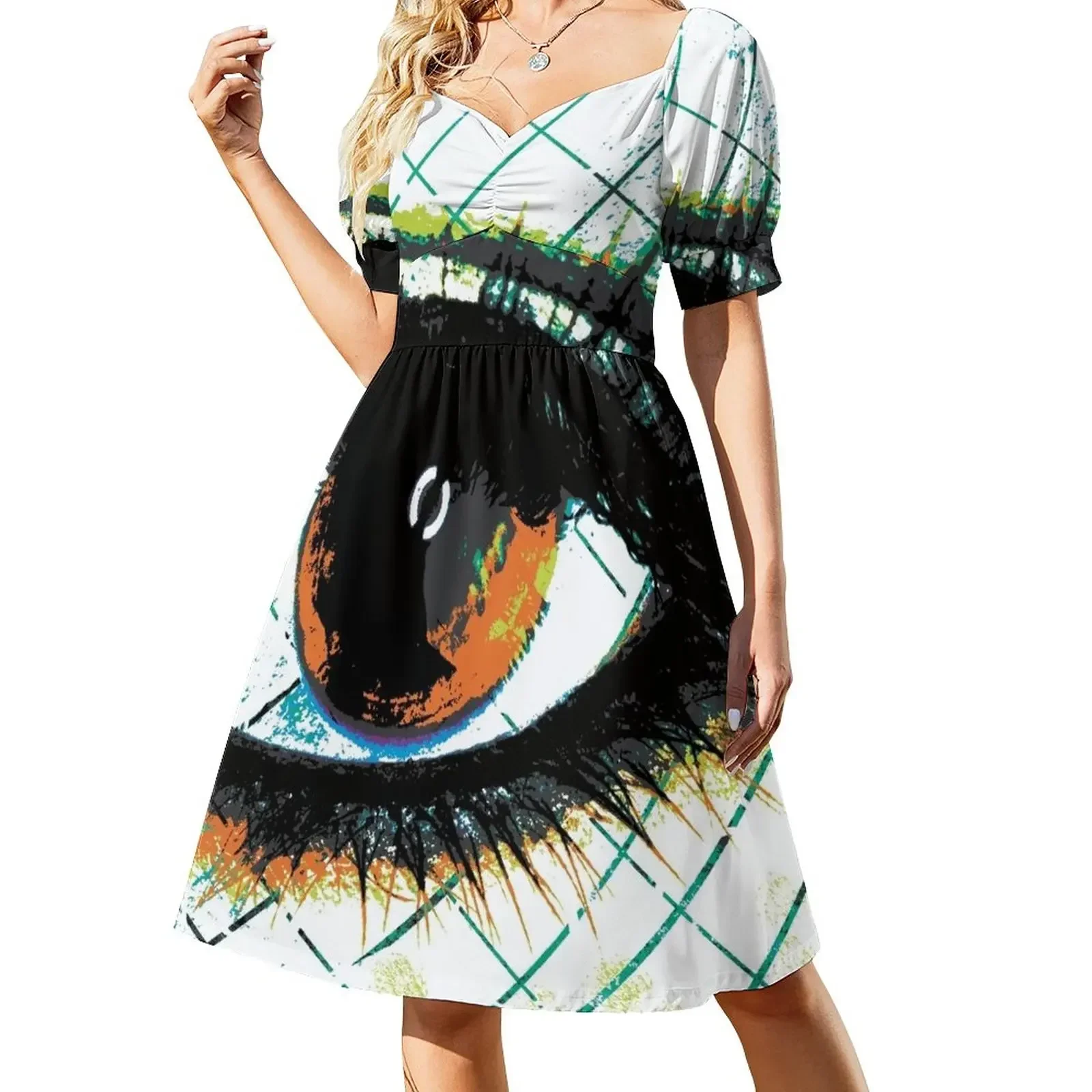 Abstract Eye with Lines & Circles Short-Sleeved Dress Casual dresses Women's dresses summer dresses women 2025 Dress
Abstract Eye with Lines & Circles Short-Sleeved Dress Casual dresses Women's dresses summer dresses women 2025 Dress