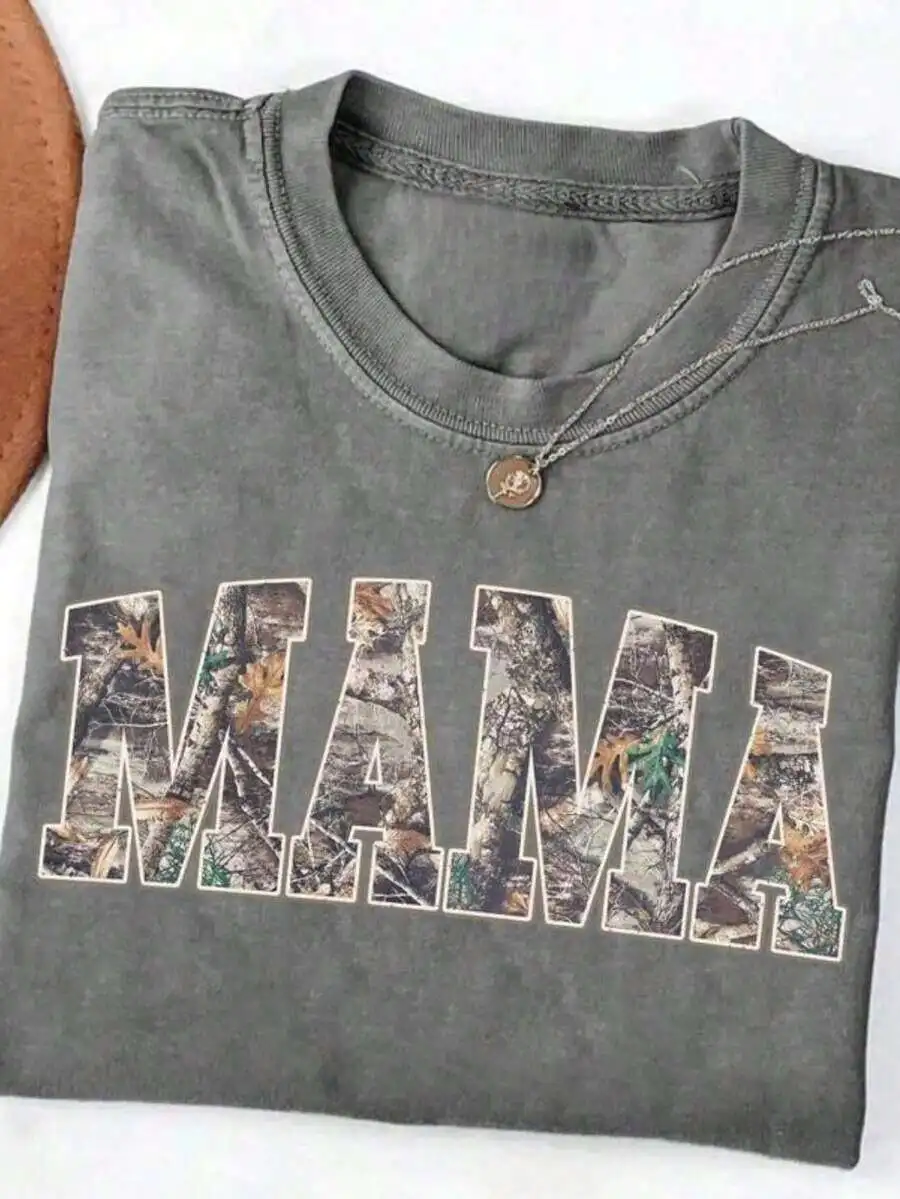 Camo Mama Graphic Tee Oversized Retro Country Shirt For Women
Camo Mama Graphic Tee Oversized Retro Country Shirt For Women