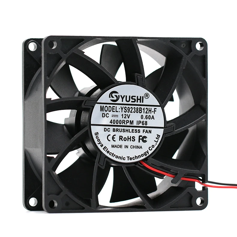 IP68 fully waterproof high air volume 92x92x38mm 90mm humidifier server industrial control frequency converter cooling fan
IP68 fully waterproof high air volume 92x92x38mm 90mm humidifier server industrial control frequency converter cooling fan